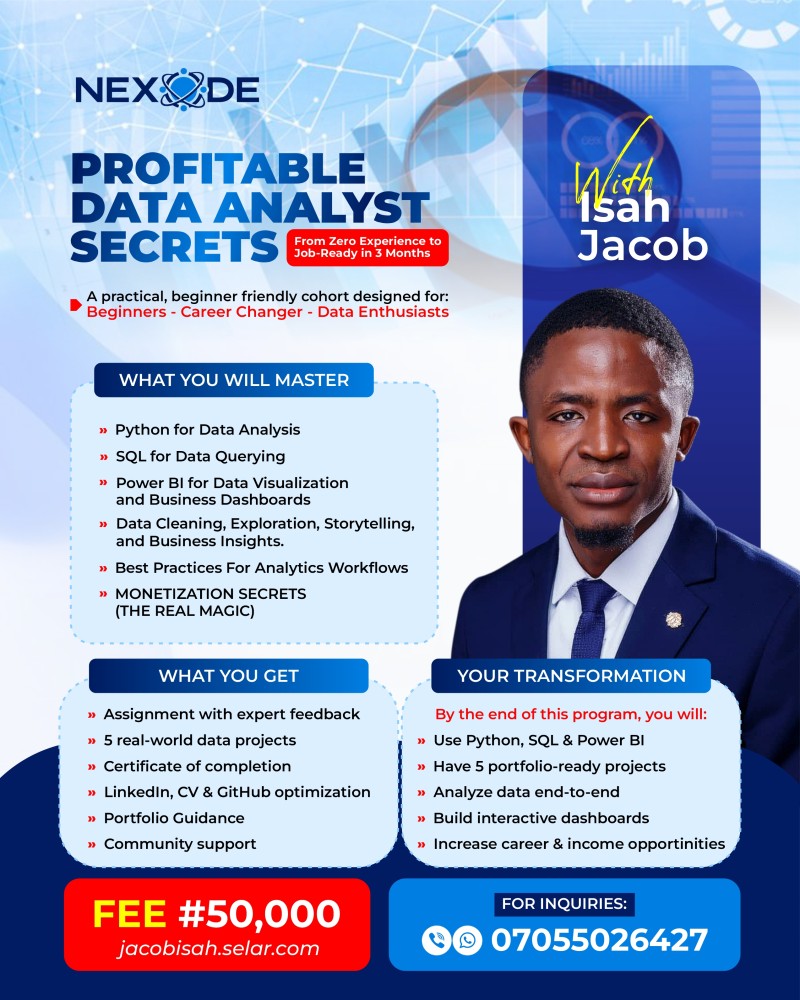 Profitable Data Analyst Secret
