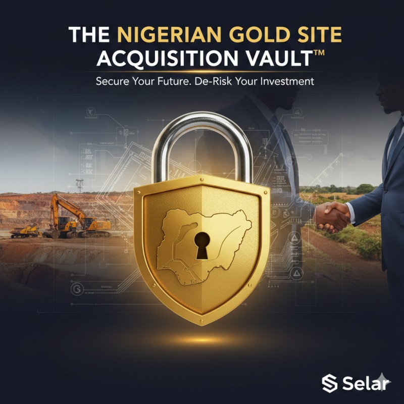 The Nigerian Gold Site Acquisition Vault: Secure Vetted, High-Yield Gold Mining Land & License Verification