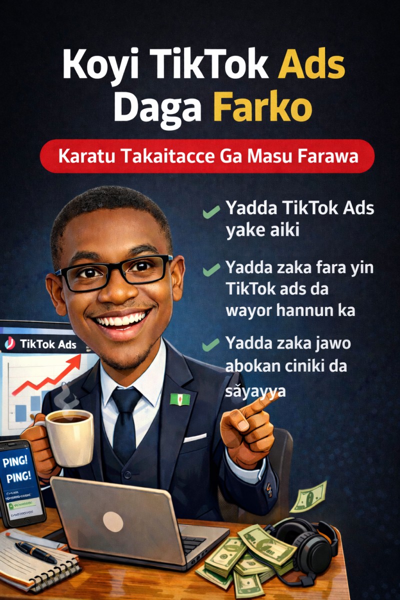 Buy Beginners Guide to Tiktok Ads Mastery (Hausa) by Nura Digital ...