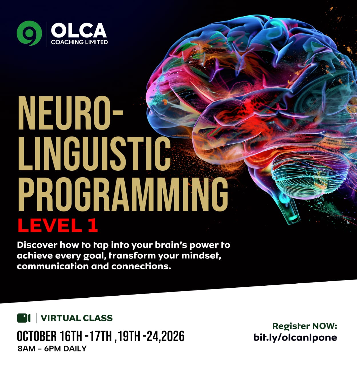 NEUROLINGUISTIC PROGRAMING LEVEL 1