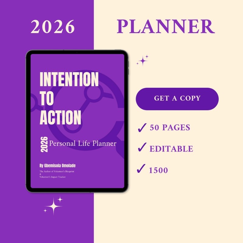 Intention to Action: The 2026 Personal Life Planner