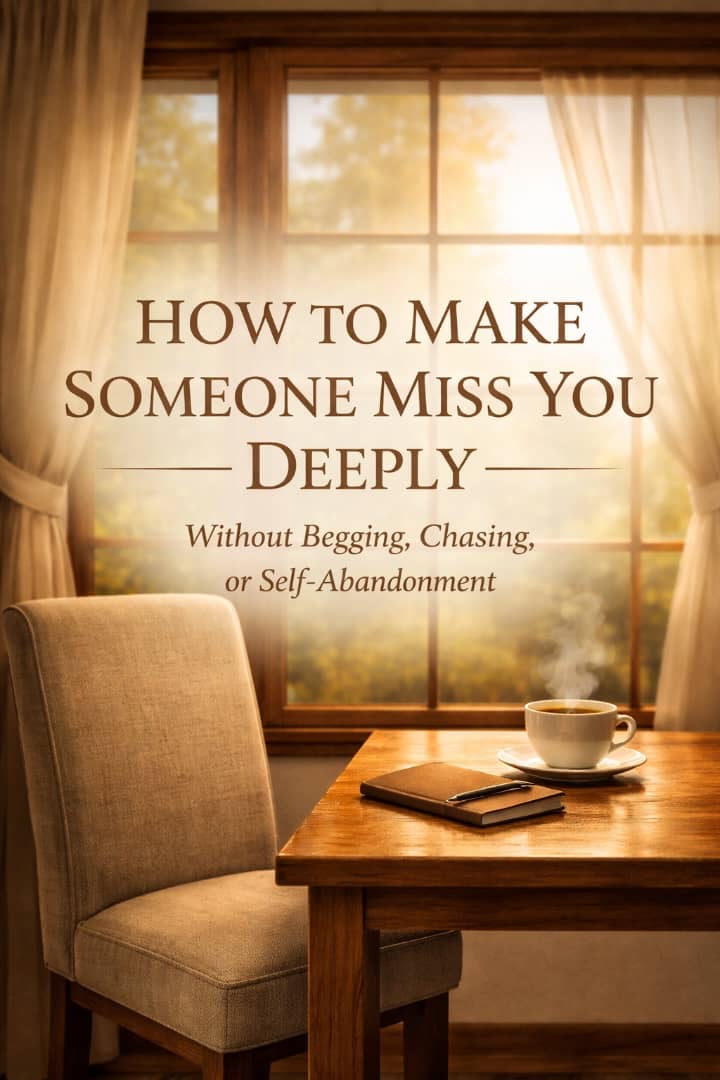 How to make someone miss you deeply