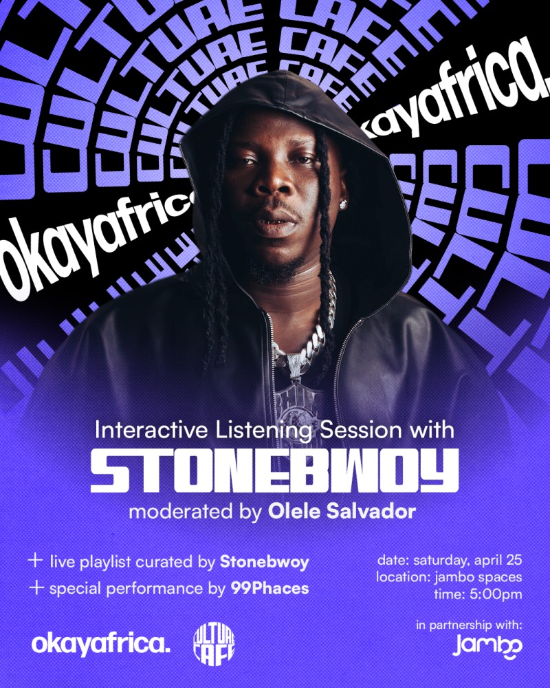 OkayAfrica Interactive Listening Session with Stonebwoy