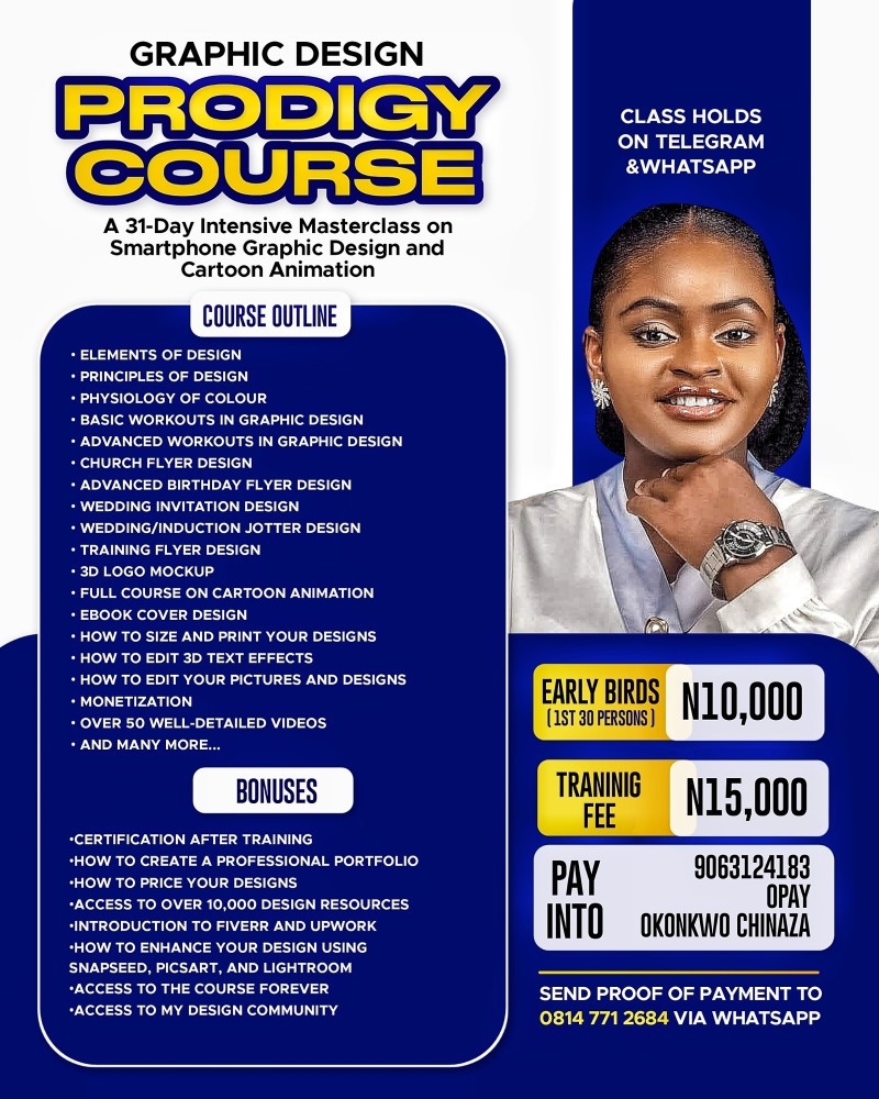 GRAPHIC DESIGN PRODIGY COURSE