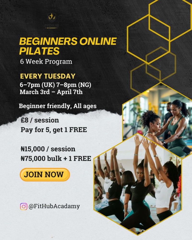 6 Weeks Online Pilates Program