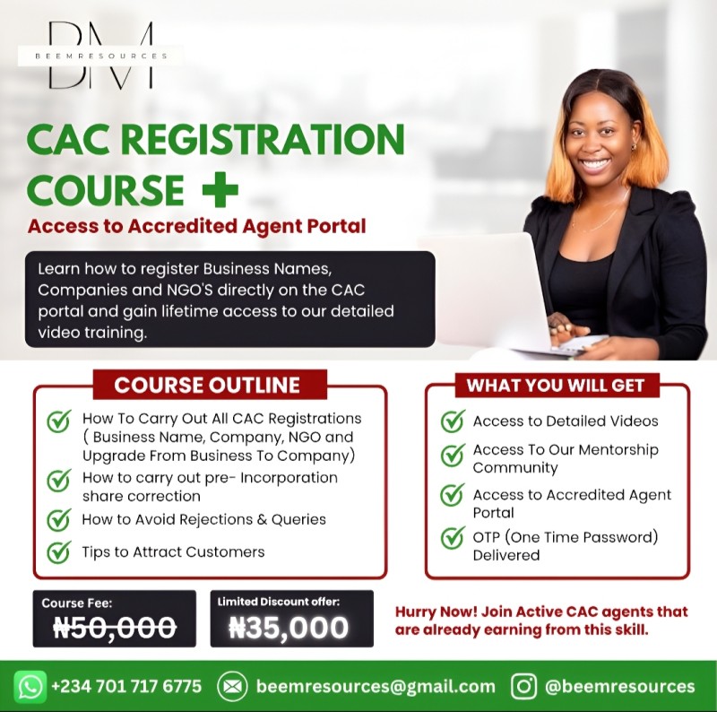 CAC FULL PACKAGE INCORPORATION COURSE