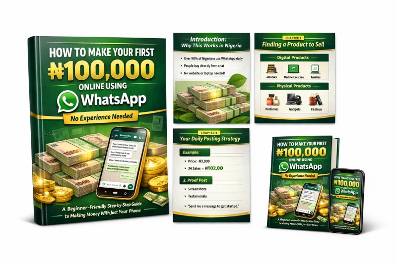 How to Make Your First ₦100,000 Online Using WhatsApp (No Experience Needed)