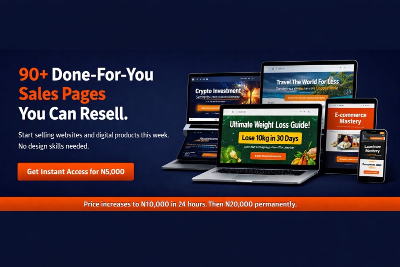 90+ Done-For-You Sales Pages You Can Resell.