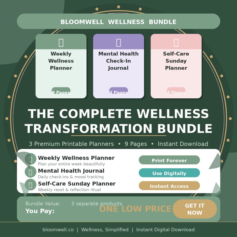 The Bloomwell Wellness Vault β Your Complete Self-Care Collection
