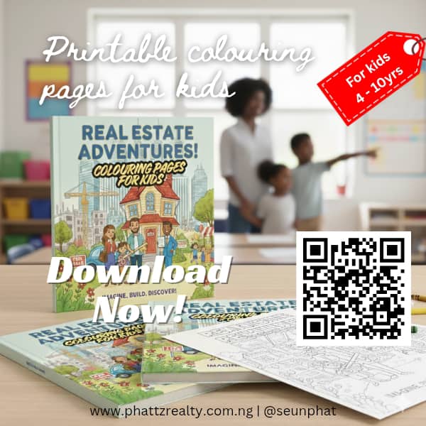 Real Estate Adventures Colouring Pages for kids