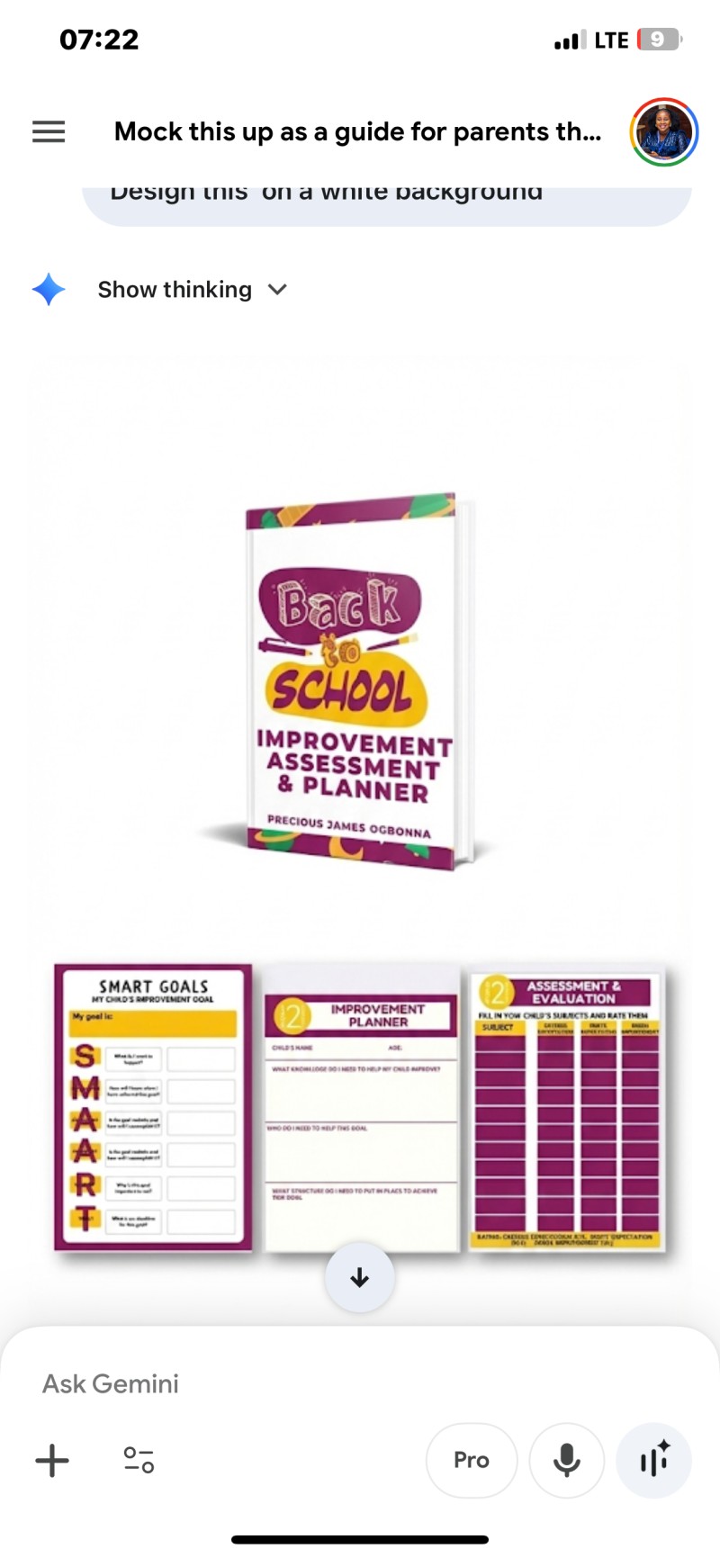 BACK TO SCHOOL PLANNER
