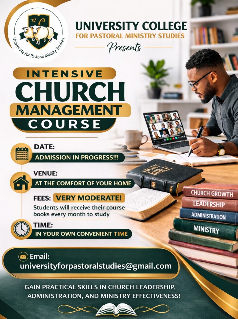 HUMAN RESCOURCE & CHURCH MANAGEMENT STUDIES - GH