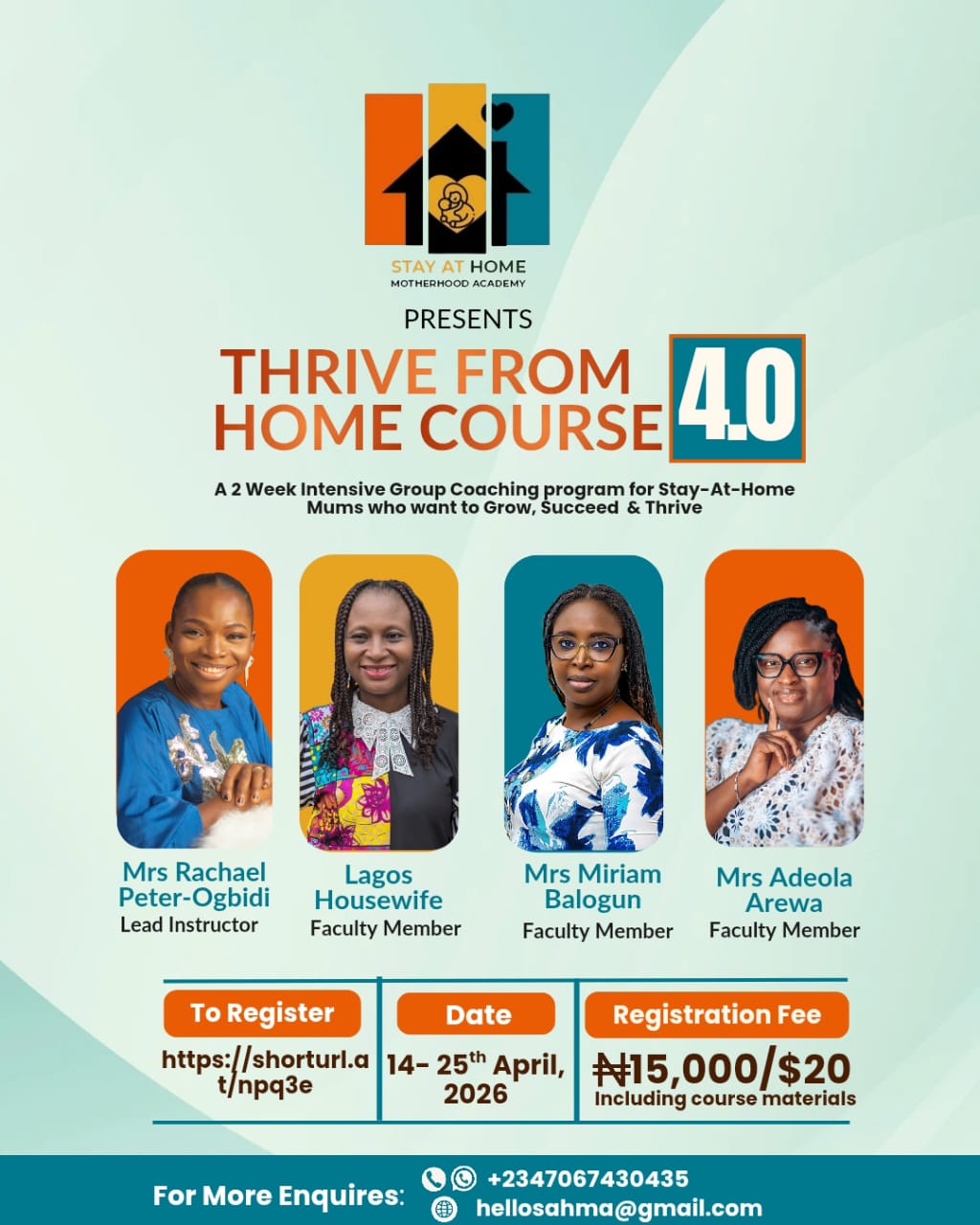 Thrive from Home Course