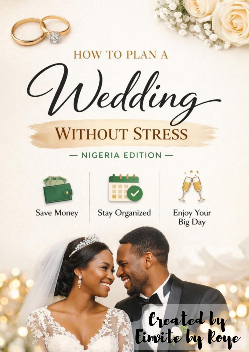 How to plan a wedding without stress