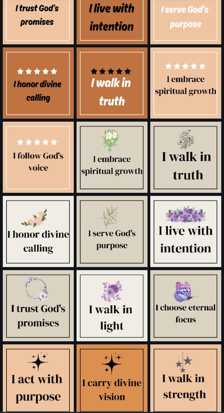 100 Kingdom Mindset Affirmation Digital stickers