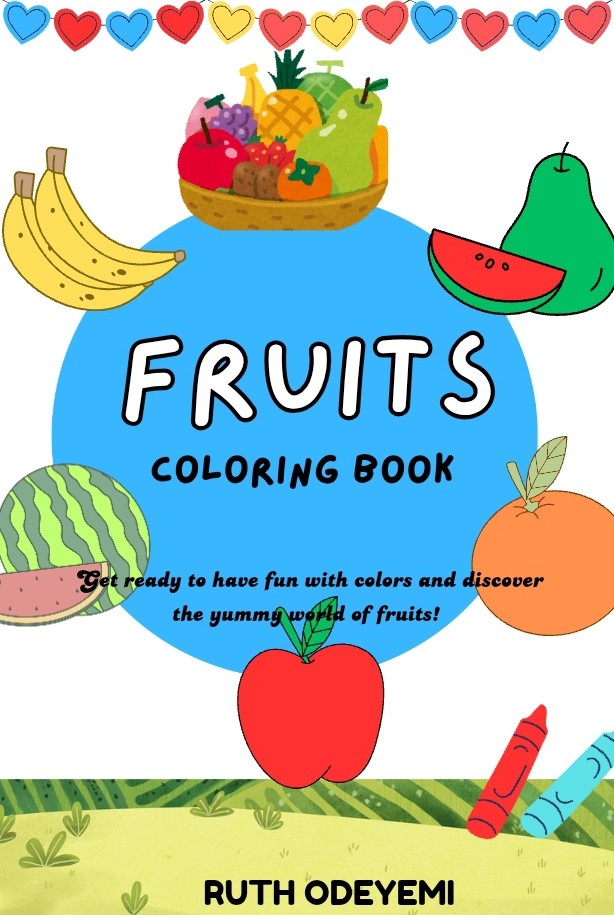 Fruit Coloring Book for kids