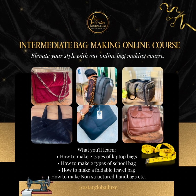 Intermediate + Beginners Bag Making Course