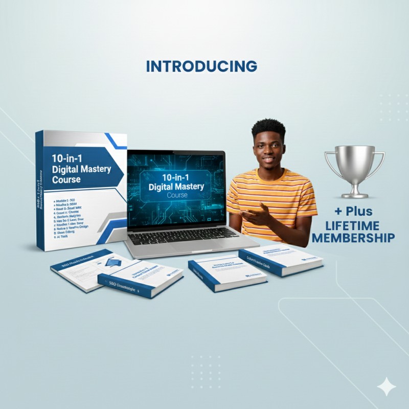 Buy 10-in-1-Digital Skill Mastery Course by Chukwuebuka Anucha on Selar