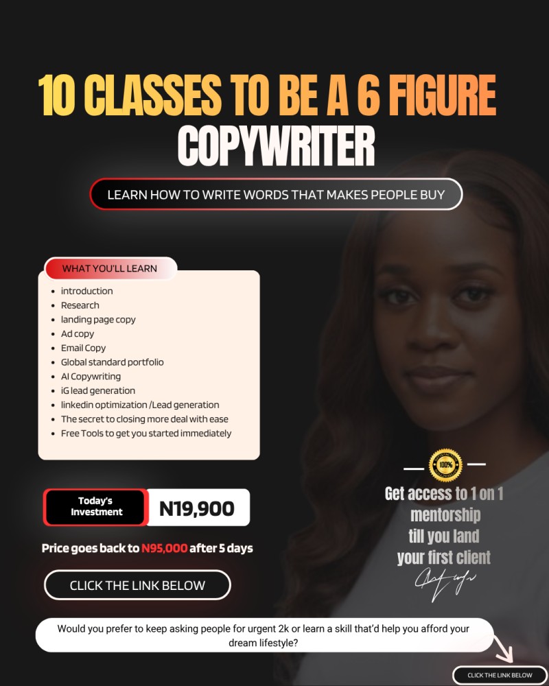 10 Classes To Be a Copywriter