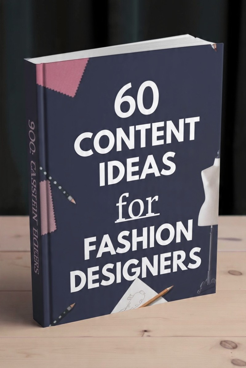 60 content ideas for fashion designers