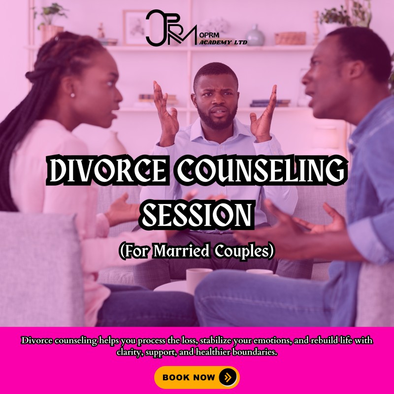 Book a 3 week Divorce Counseling & Discernment Session