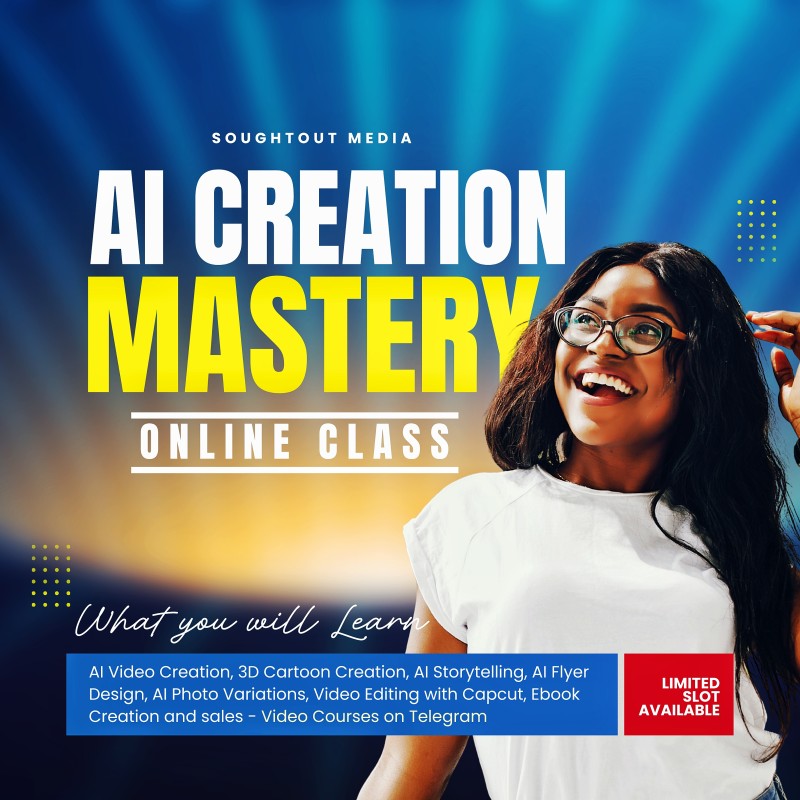 AI CREATION MASTERY (ABUJA & LAGOS)