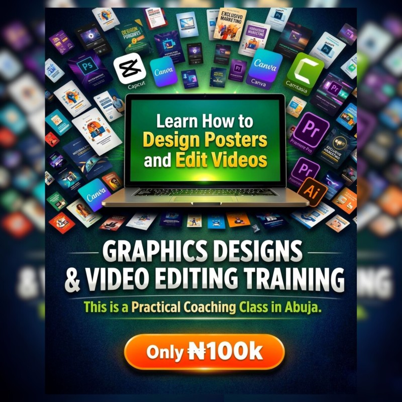 GRAPHICS DESIGNS AND VIDEO EDITING TRAINING