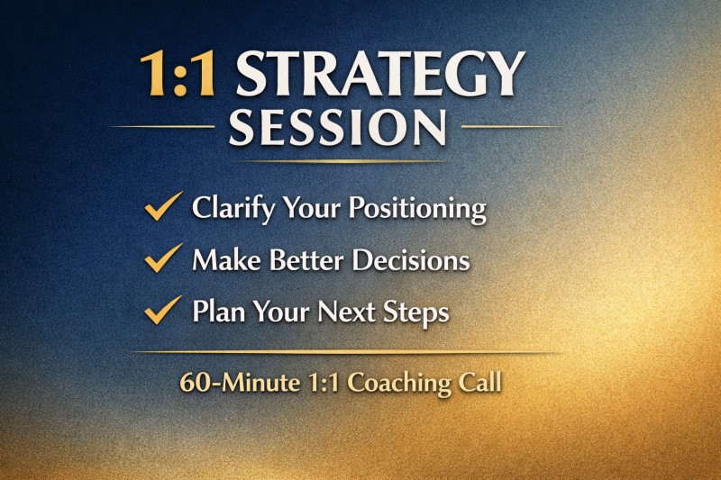 1:1 Strategy Session (60 minutes)