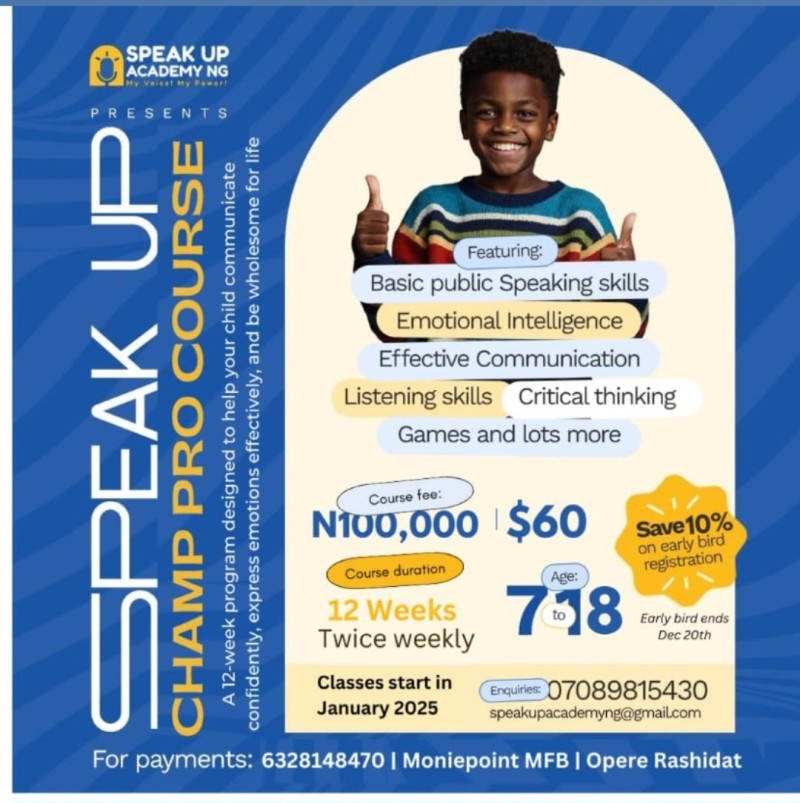 Speak Up Signature Course