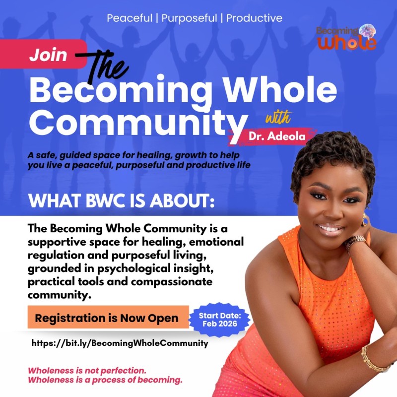 BECOMING WHOLE COMMUNITY