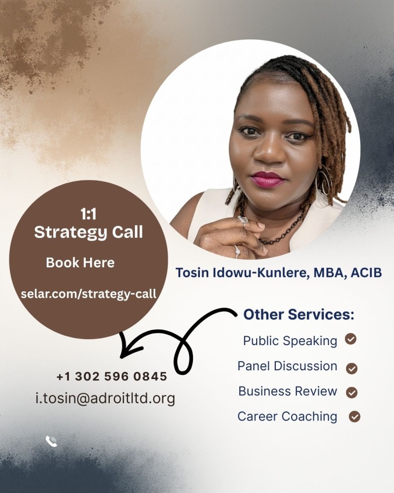 1:1 Strategy Session with Tosin