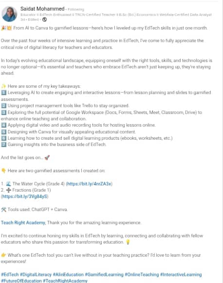 Customer review 1