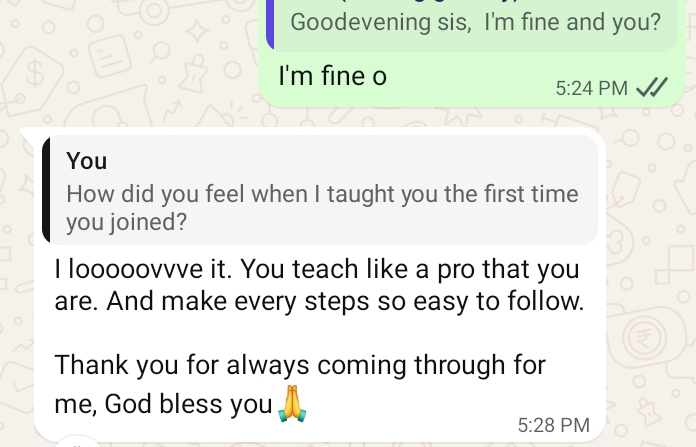 Customer review 1