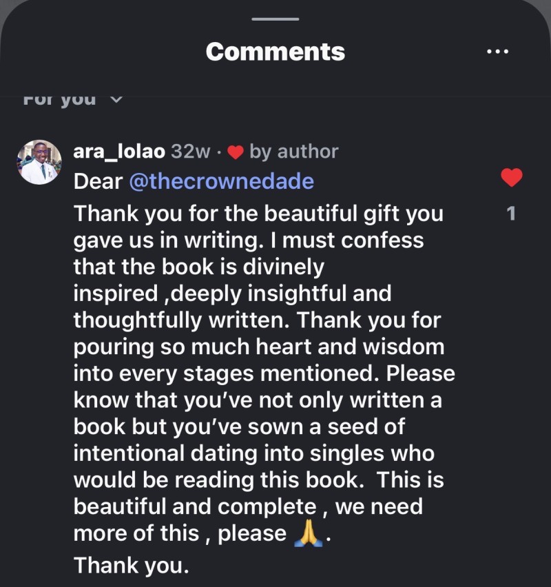 Customer review 1