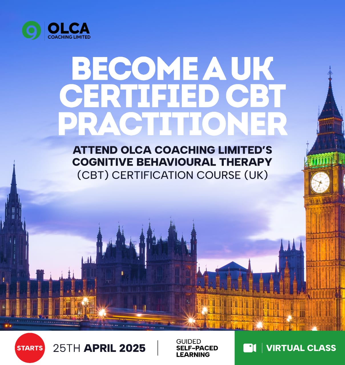 Certified CBT Practitioner (UK Diploma)