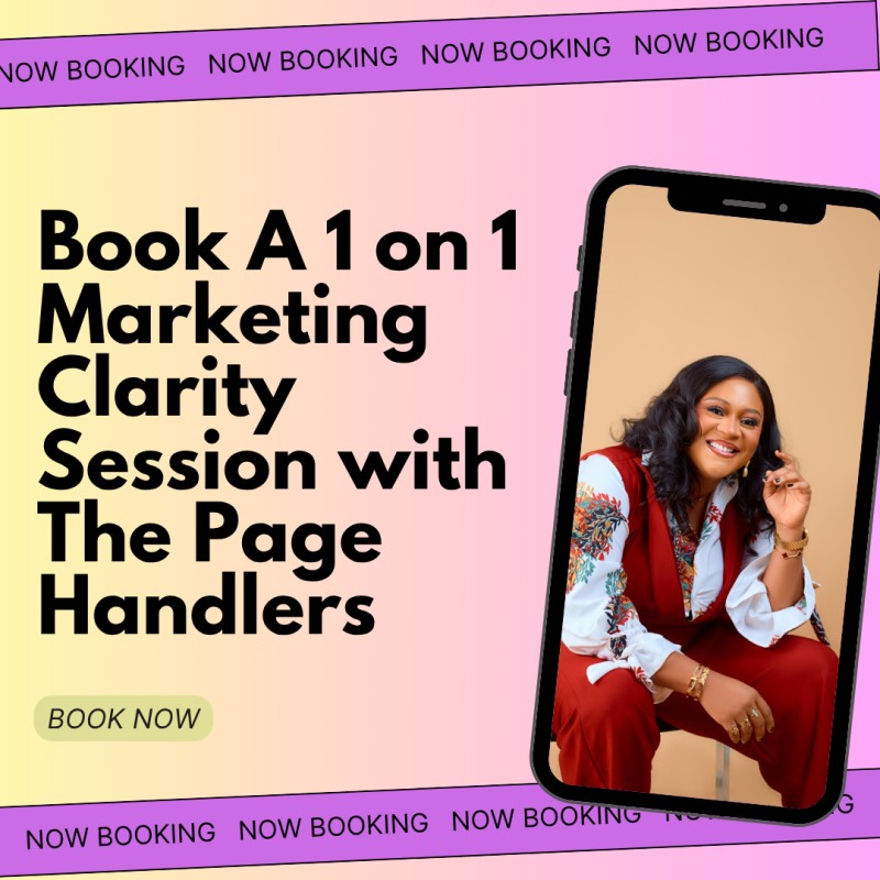 Buy Book A 1 on 1 30mins marketing clarity session with The Page ...
