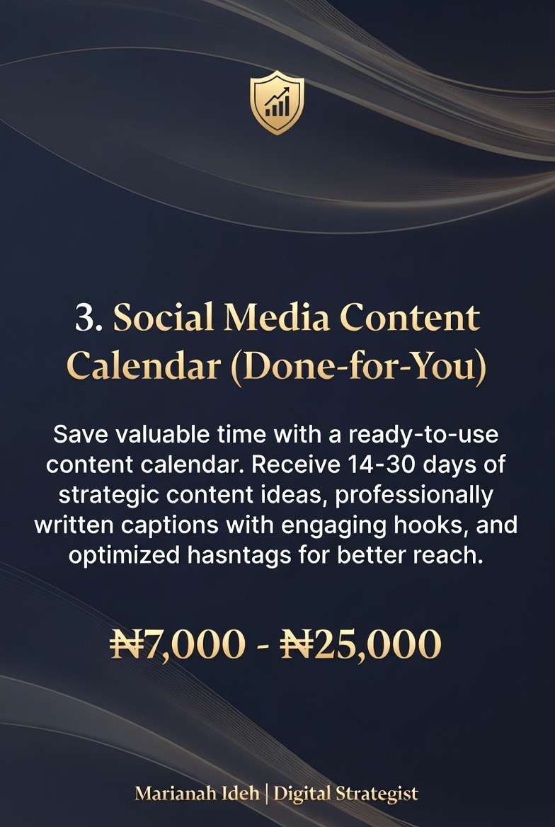 Social Media Content Calendar