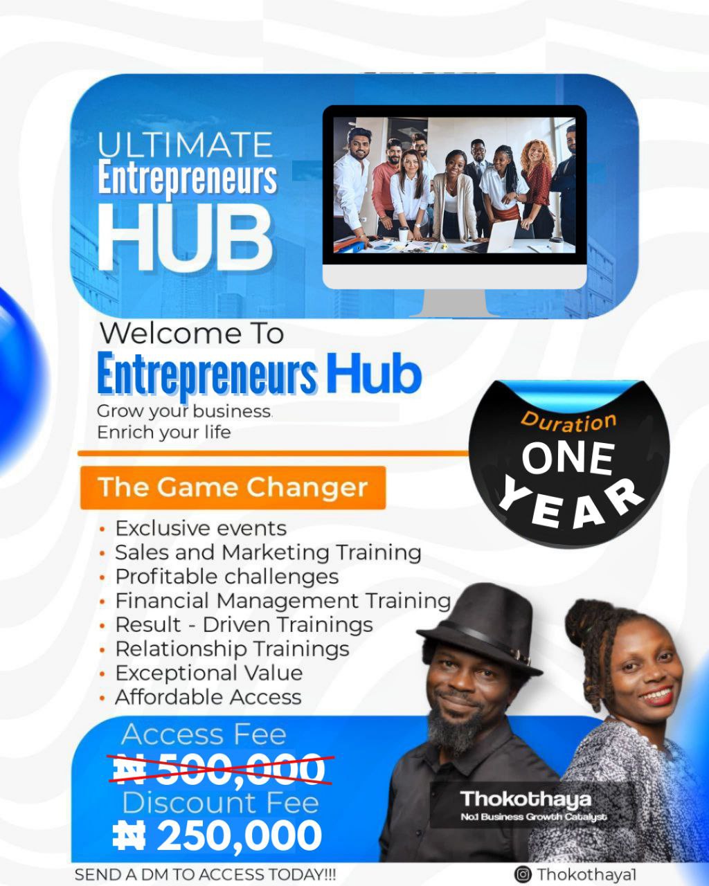 THE ULTIMATE ENTREPRENEURS HUB