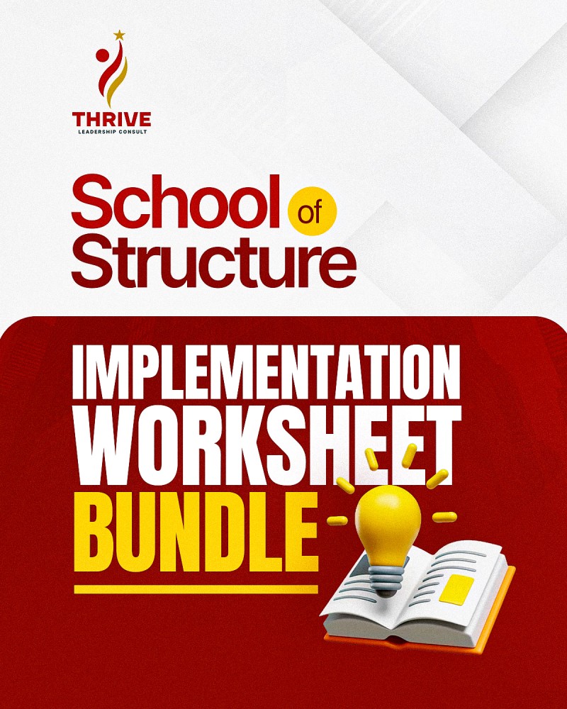 School of Structure (SOS) Implementation Worksheet Bundle.
