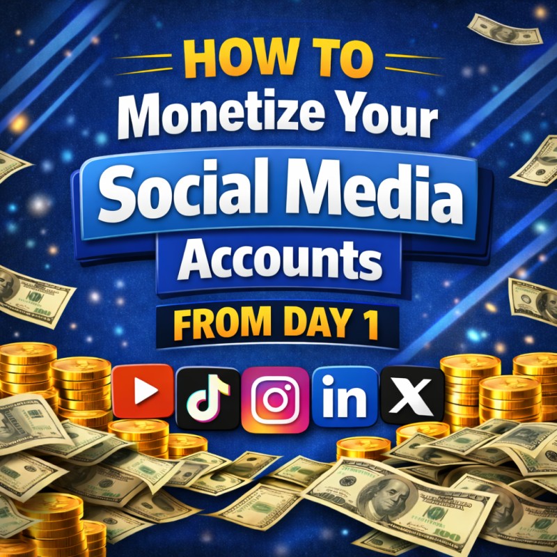 How to Monetize Your Social Media Accounts From Day 1