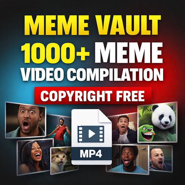Meme Vault: 1,000+ Copyright-Free Meme Video Collection