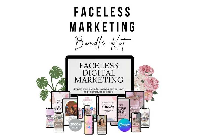 Faceless Digital Marketing Bundle