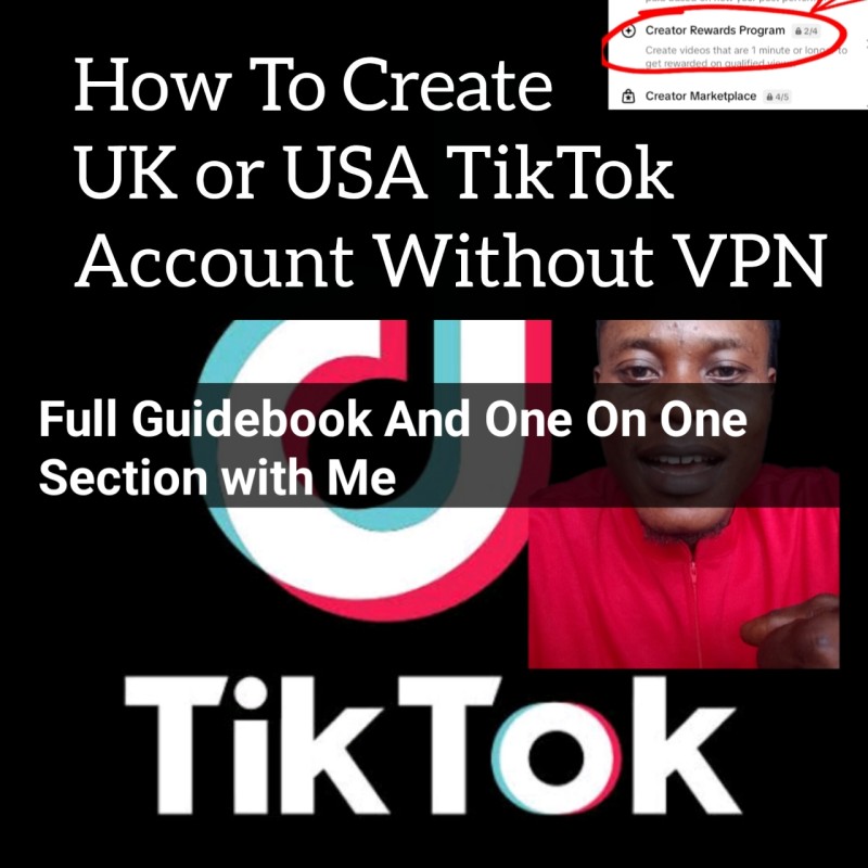 How To Create UK or US TikTok Account Without VPN