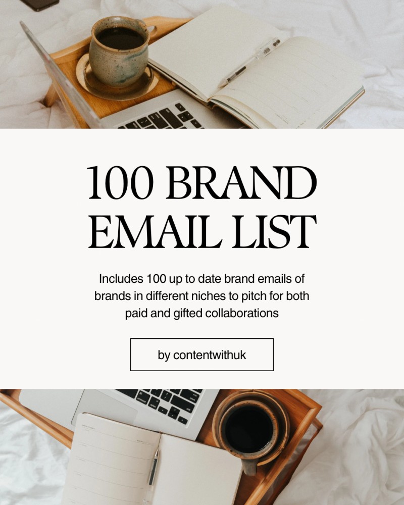 100 BRAND EMAIL LIST