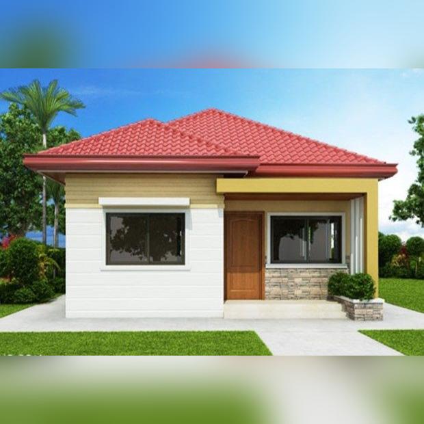 Three Bedroom Modern House Plan – 114 m² Floor Area