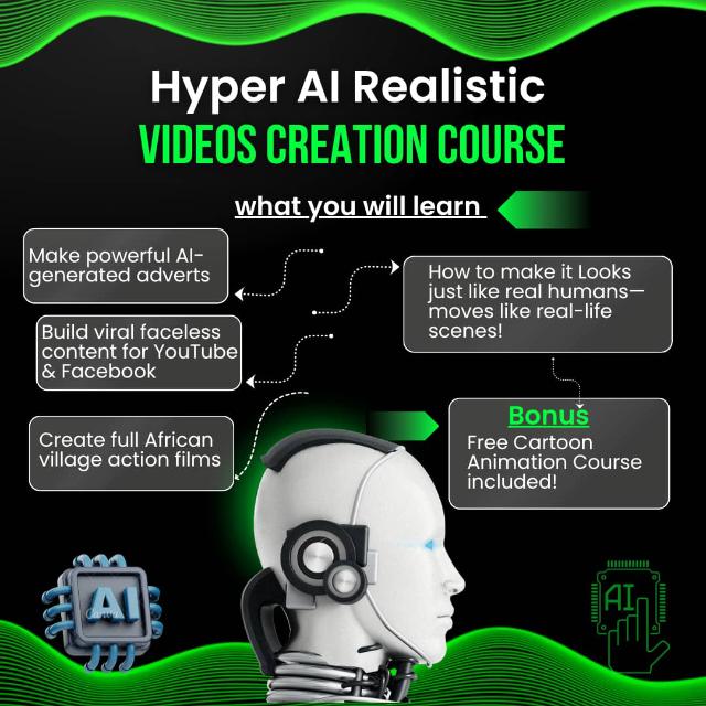 Hyper realistic AI videos creation