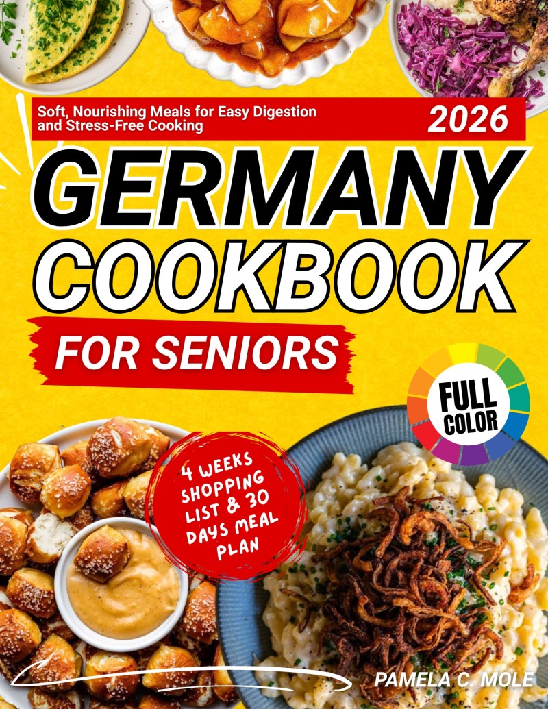 German cookbook for Seniors 2026: Soft, Nourishing Meals for Easy Digestion and Stress-Free Cooking