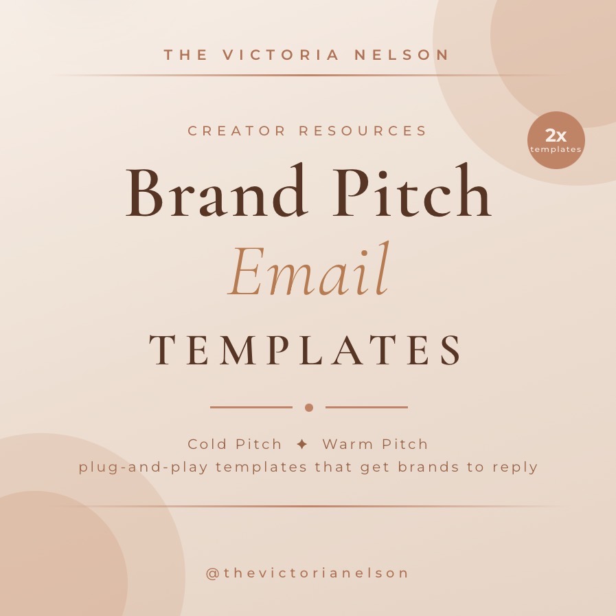 Email Pitch Template