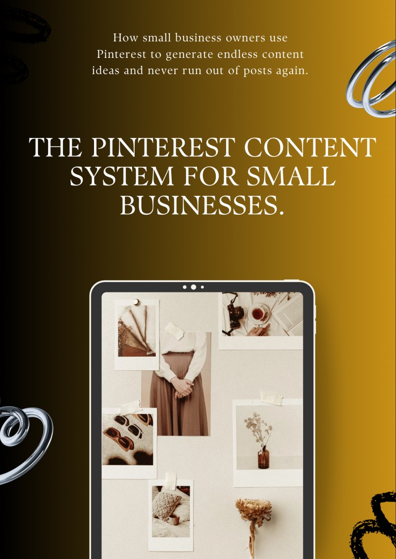 THE PINTEREST CONTENT SYSTEM FOR SMALL BUSINESSES