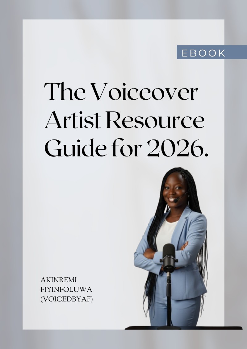 The Voiceover Artist Resource Guide